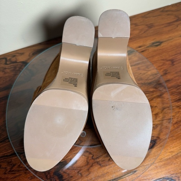 Splendid Vina Suede Platform Clog - toffee suede leather - size 8 - Picture 16 of 16